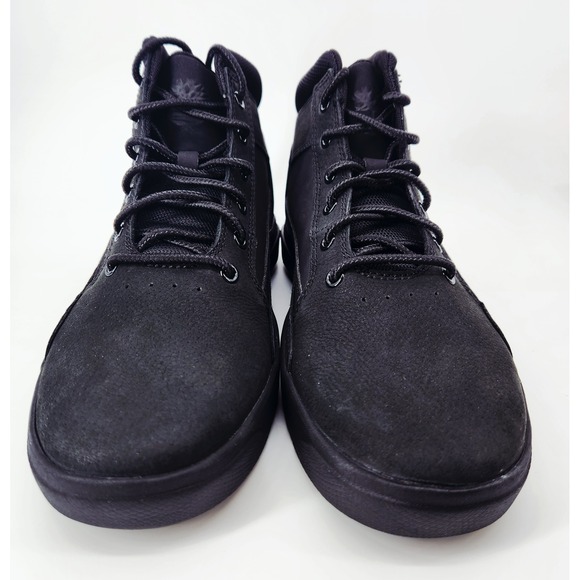 Timberland Allston Mid Lace Sneaker Mens 8.5 Black Nubuck TB0A69V5EQ4 - Picture 2 of 6